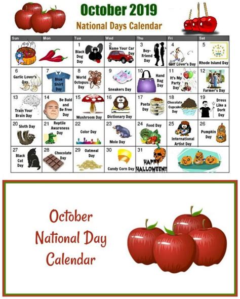 Click through to get your October free printable calendar for the ...