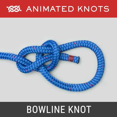 Bowline Knot | How to tie a Bowline Knot using Step-by-Step Animations ...