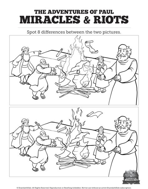 Acts 19 Miracles & Riots Spot the Differences | Clover Media