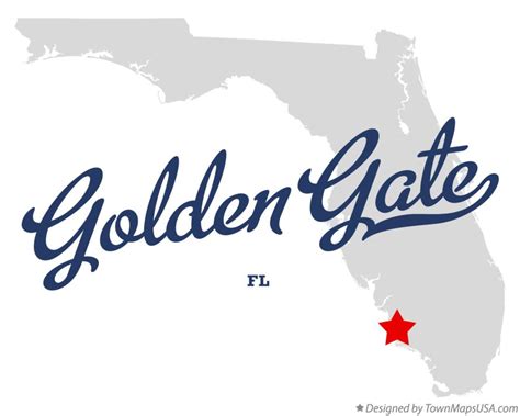 Map of Golden Gate, FL, Florida