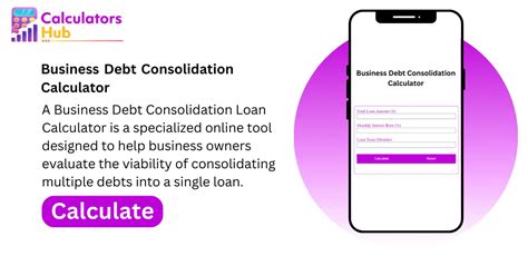 Business Debt Consolidation Calculator Online