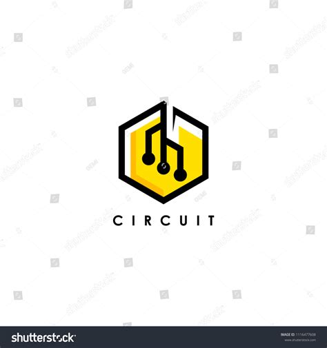 Electrical Circuit Logo Stock Vector (Royalty Free) 1116477608 ...