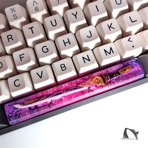 Katana Space Keycap, Japanese Anime, Customized keycap, Artisan Resin ...