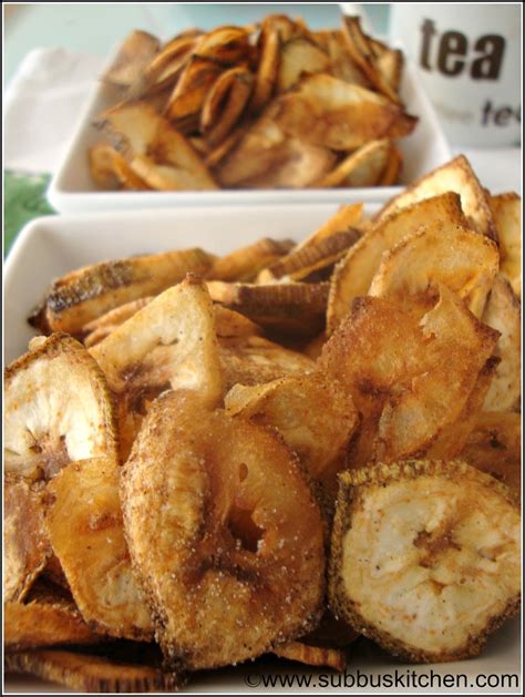 Vazhaikaai Chips(Raw Banana Chips) - Subbus Kitchen