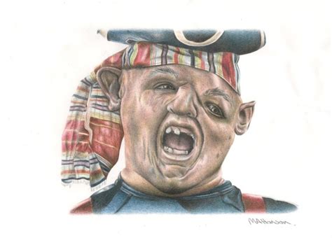 Items similar to Sloth Goonies A4 Drawing Print on Etsy