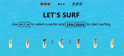 How to Play Surf Game in Microsoft Edge 83