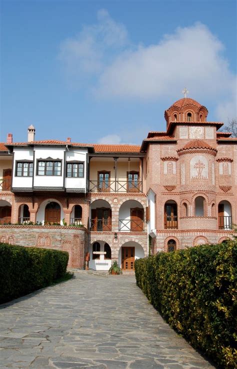 Greek Orthodox monastery stock image. Image of monument - 6927315