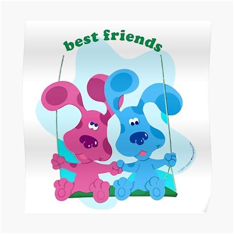 "Blue's Clues" Poster for Sale by RivaldiStore | Redbubble