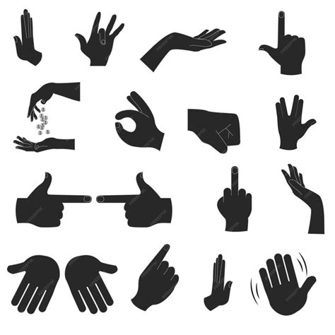 Premium Vector | Hands and arms vector hands vector line icons set ...