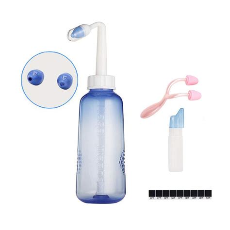 Buy WHYTT 300ml Bottle with Nasal Rinse Kit Sinus Pot Nose Wash Nasal ...