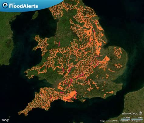 UK flooding: Maps show extent of heavy rain and flooding to come