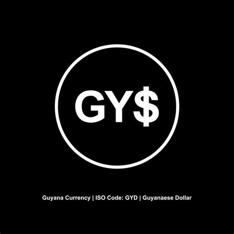 Guyana Currency, Guyanaese Dollar Icon, GYD Sign. Vector Illustration ...