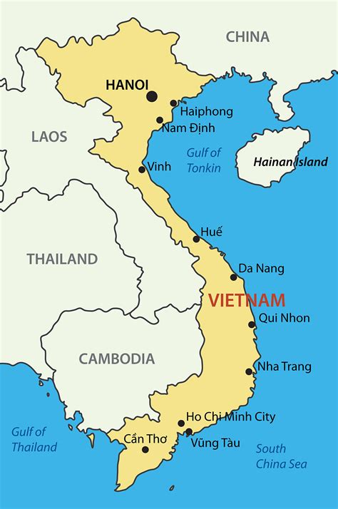 Vietnam Maps - Map of all Areas in Vietnam