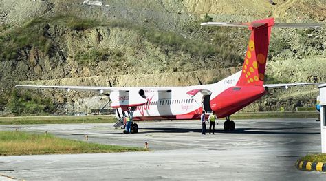 Sikkim - Flights resume at Pakyong Airport - Telegraph India