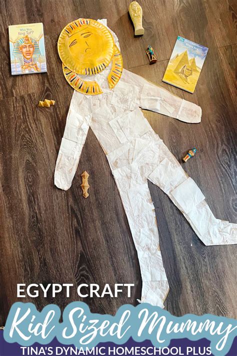 Egypt Crafts For Kindergarten Create a Fun Kid Sized Mummy at Tina's ...