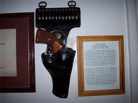 Colt Trooper 357 Magnum & Duty Holster for sale