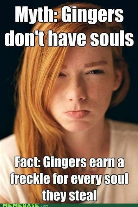 Myths Busted | Ginger jokes, Freckles, Redhead quotes