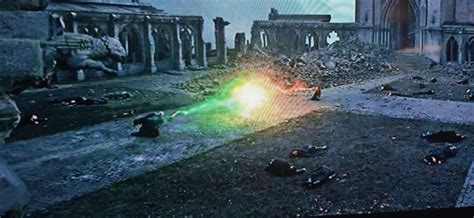 Last fighting scene of last Harry Potter movie makes a clear and bright ...