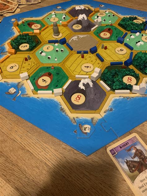 Our 3D printed, hand painted catan tiles! : r/Catan