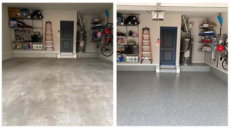 Garage Floor Epoxy Before And After – Flooring Ideas