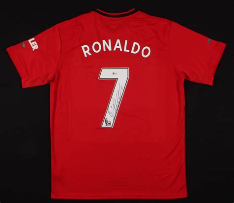 Cristiano Ronaldo Signed Manchester United Jersey (Beckett COA ...