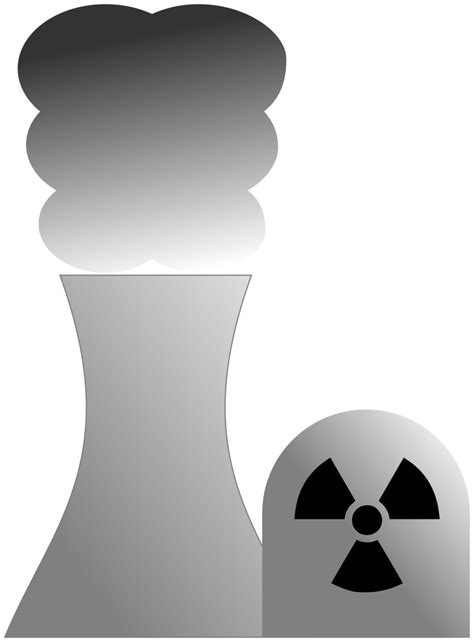 Public Domain Clip Art Image | Nuclear Power Plant - Kernkraftwerk | ID ...