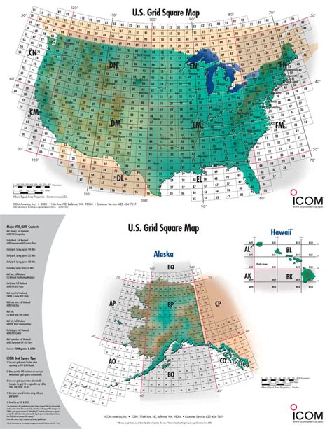 amateur radio grid square map for u.s | Broadcasting | Telecommunications