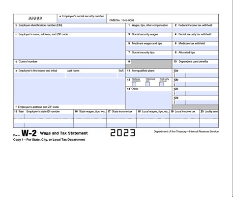 Irs Form W2 2023 - Printable Forms Free Online