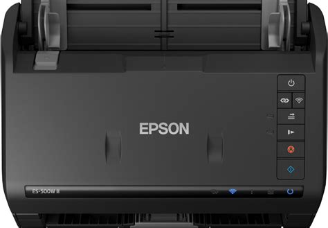 Epson WorkForce ES-500W II Wireless Duplex Desktop Document Scanner ...