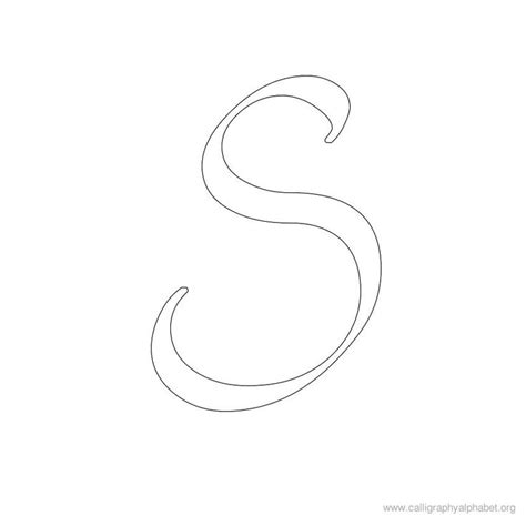 Alphabet S Calligraphy Sample Styles | Calligraphy Alphabet ...