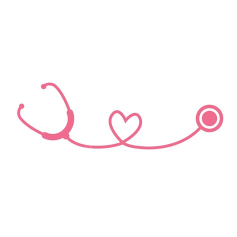 Heart Shaped Stethoscope Icon, Heart Shaped Stethoscope, Stethoscope ...