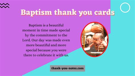 30 Best Baptism Thank You Cards – The Thank You Notes Blog