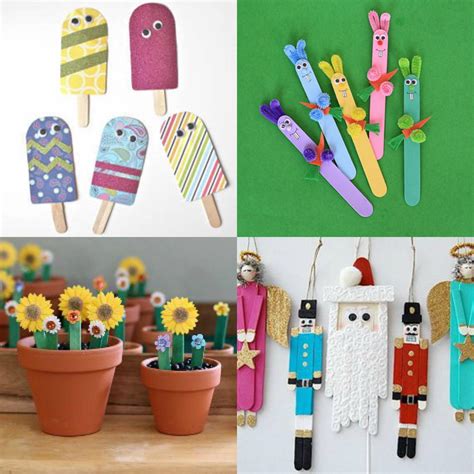 What to Make with Popsicle Sticks: 50+ Fun Crafts for Kids ...