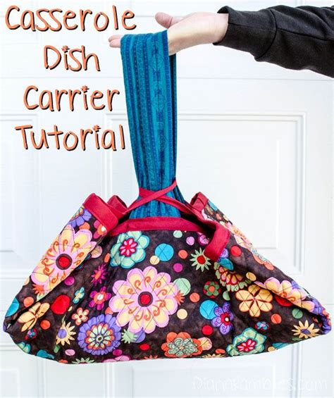 Create this simple casserole dish carrier for yourself or gift it to a ...