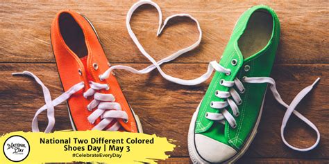 NATIONAL TWO DIFFERENT COLORED SHOES DAY - May 3 - National Day Calendar