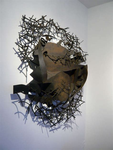 Abstract Metal Sculpture at 1stdibs