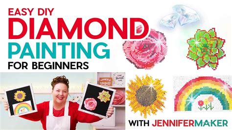 How to Do Diamond Painting for Beginners - Step by Step with 4 Free ...