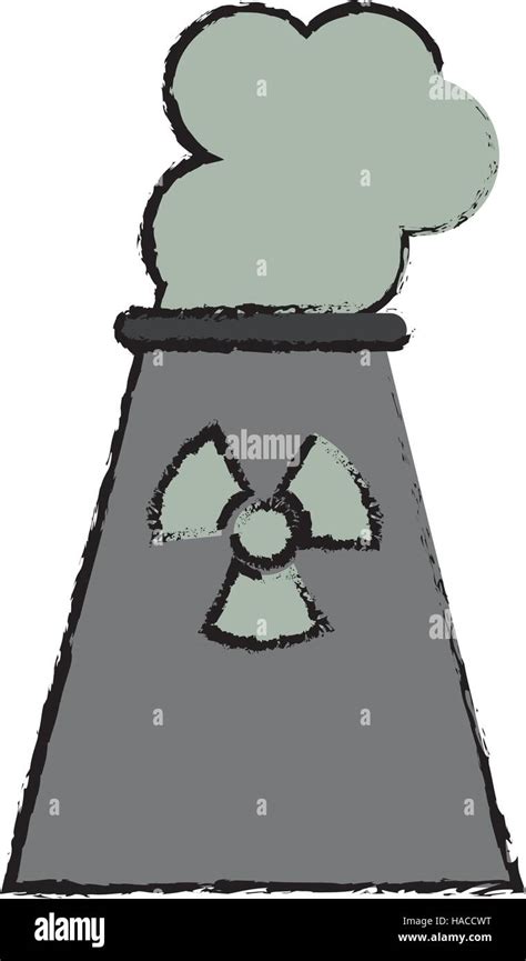 drawing nuclear power plant tower energy Stock Vector Image & Art - Alamy