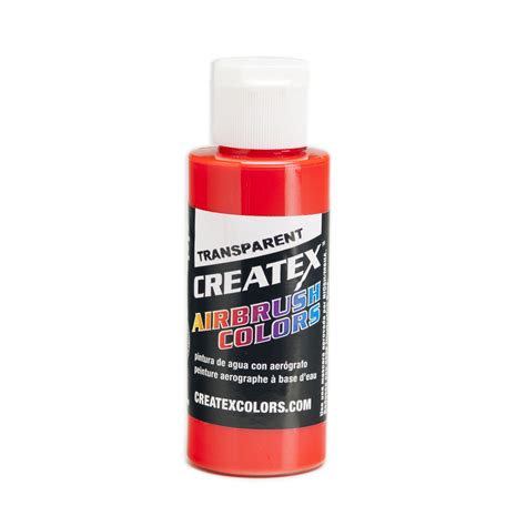 Createx Airbrush Color, Regular, 2 oz., Sunset Red - Walmart.com