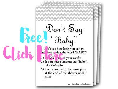 don t say baby sign printable free - wallpaperblackandwhitepage