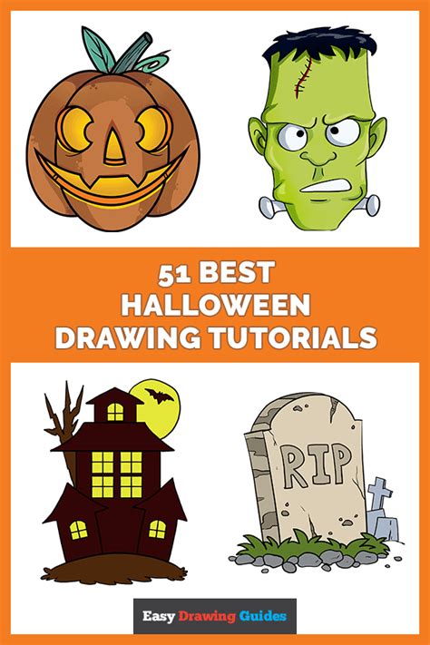 51 Halloween Drawing Ideas: Scary But Easy Drawing Tutorials