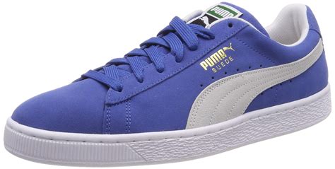 Puma Men's Suede Classic Olympian Blue / White Ankle-High Fashion ...