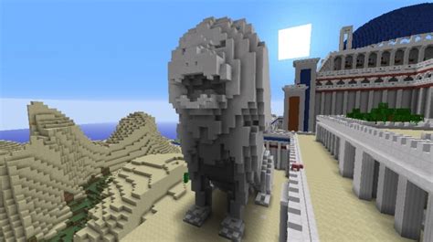 Lion Statue Minecraft Map