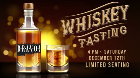 Whiskey Tasting Dec 12 | BRAVO!