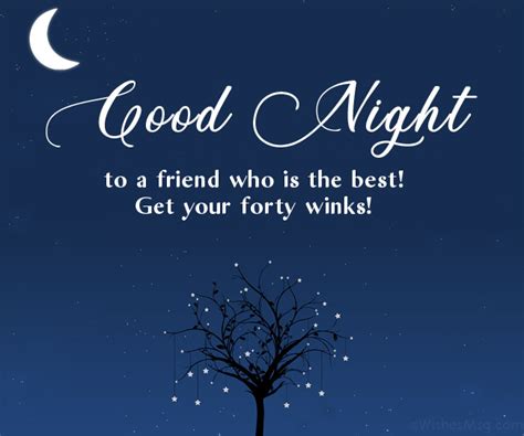 125 Good Night Messages For Friends - Wishes and Quotes