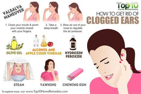 How to Get Rid of Clogged Ears | Top 10 Home Remedies