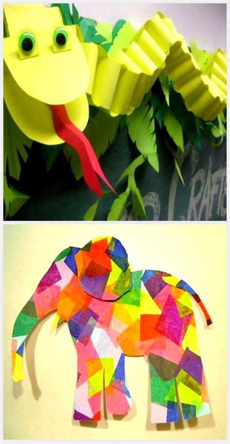 Jungle Crafts Anaconda-Group Activity | VBS | | Jungle crafts, Jungle ...