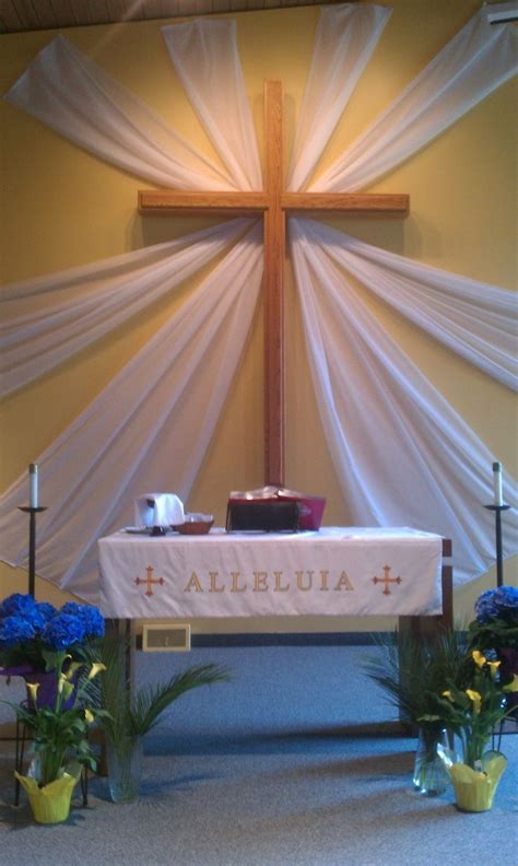 altar decoration for easter - Google Search Church Interior Design ...