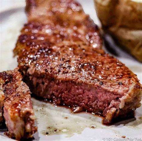 Pan Seared Oven Roasted Strip Steak - 101 Cooking For Two