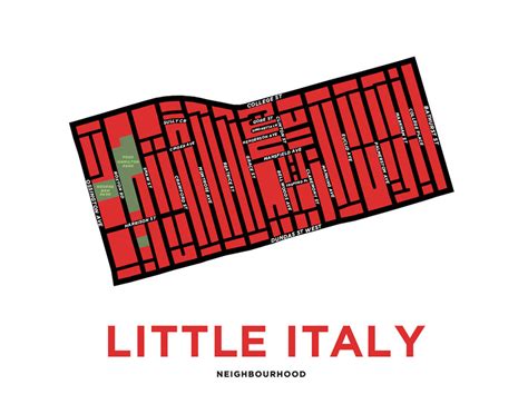 Little Italy Toronto Map - System Map